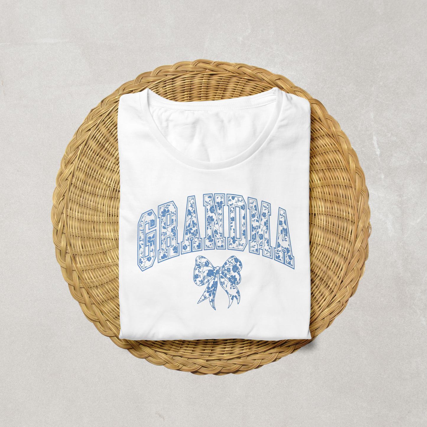 Grandma Light Blue Lace