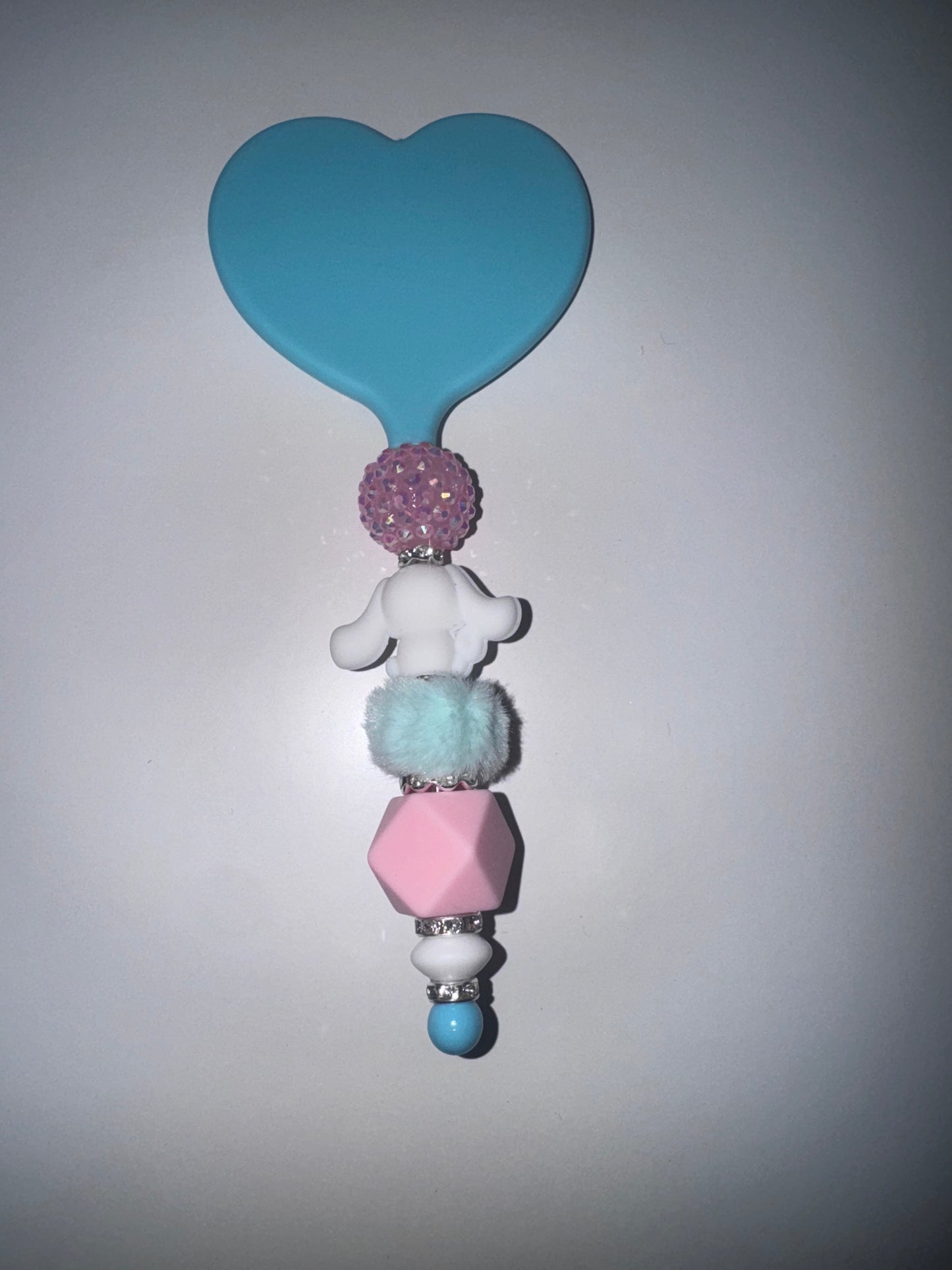 Cinnamon roll heart mirror