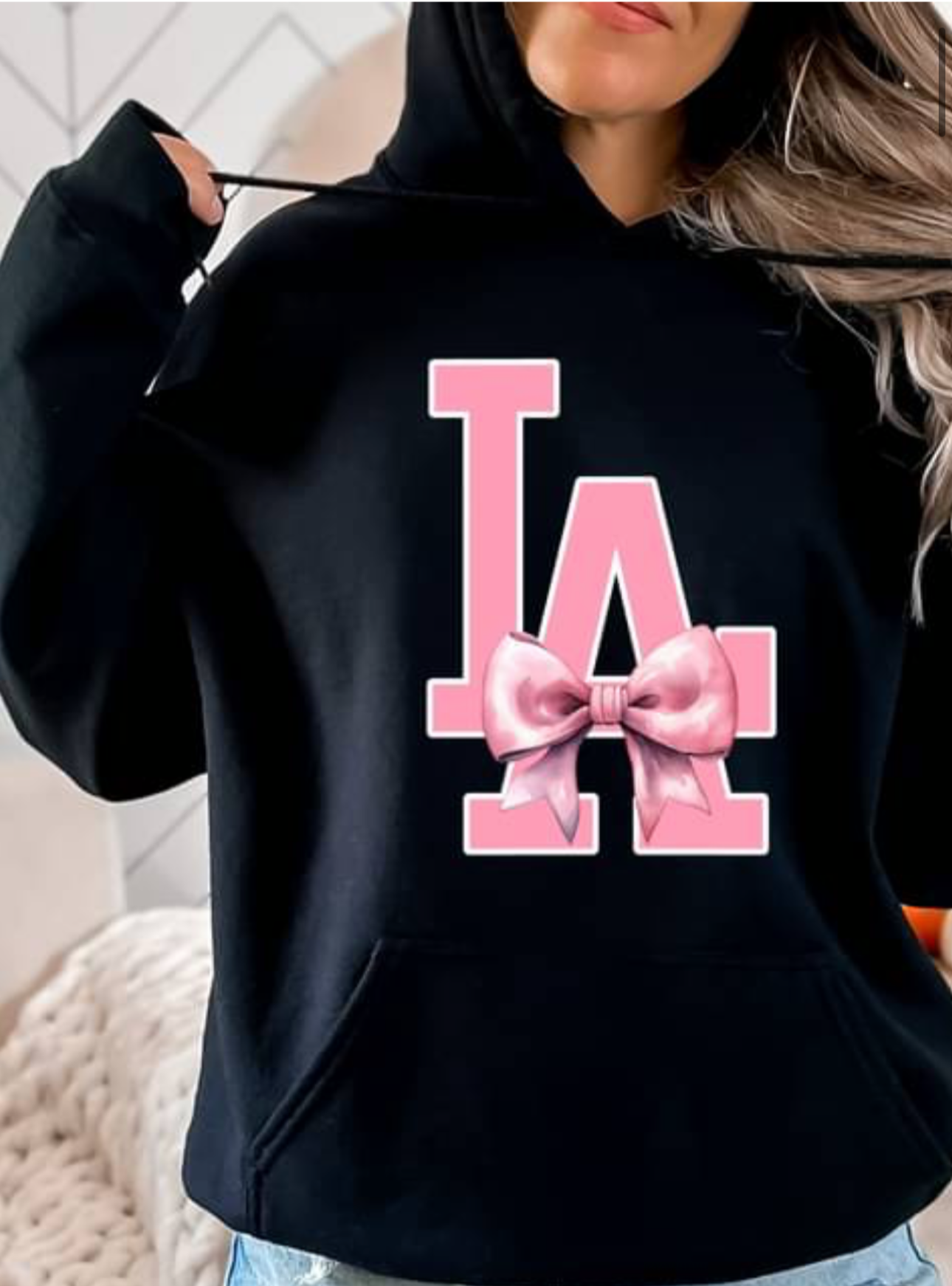 Pink LA Bow