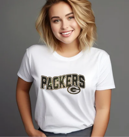 GB Packers Sequin Patch