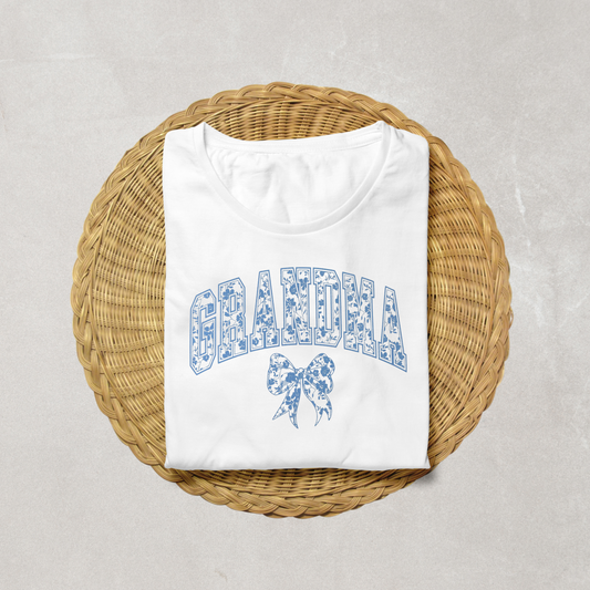 Grandma Light Blue Lace