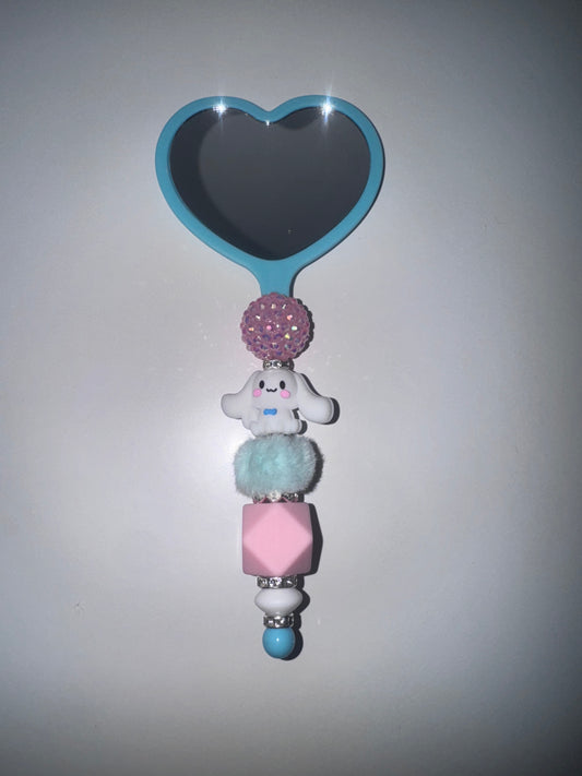 Cinnamon roll heart mirror